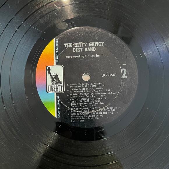 Nitty Gritty Dirt Band LP Mono vintage vinyl record country rock album retro 60s - Picture 4 of 4